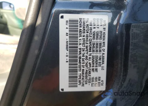 2004 Honda Odyssey Ex z USA, uszkodzony, nr VIN 5FNRL18644B103751